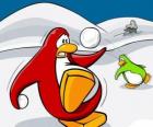 Πιγκουΐνους σε πόλεμο του χιονιού στο Club Penguin